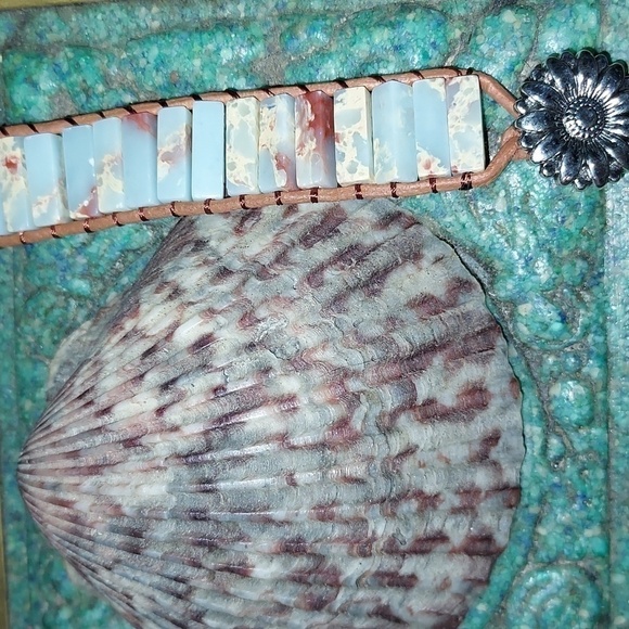 Sea sediment Jasper stone bracelet - Picture 4 of 4